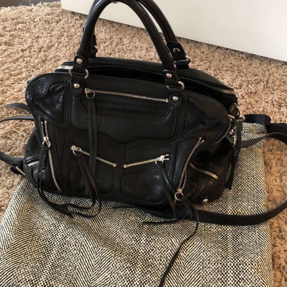 Rebecca Minkoff Black Leather Satchel